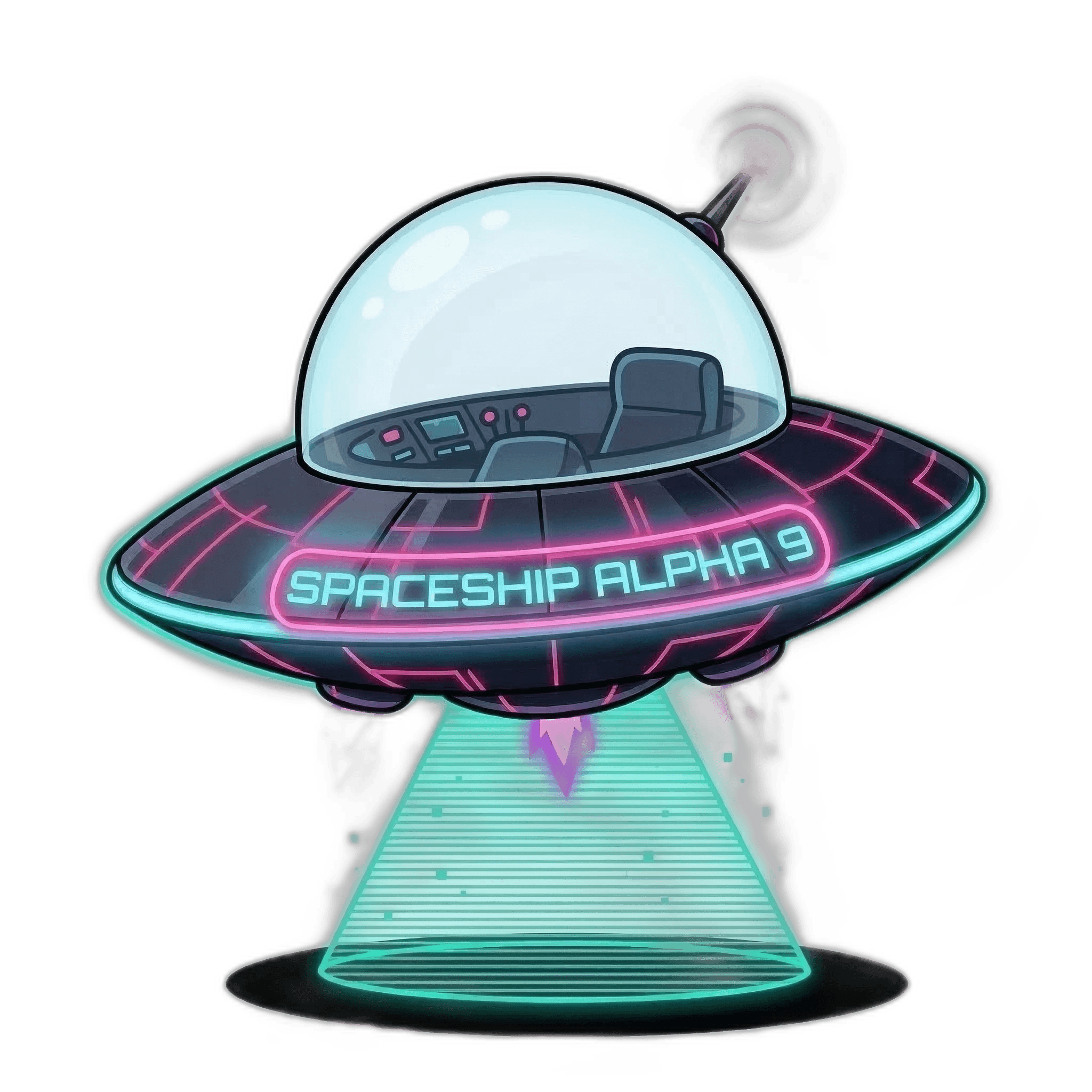 Spaceship Alpha 9 studio logo